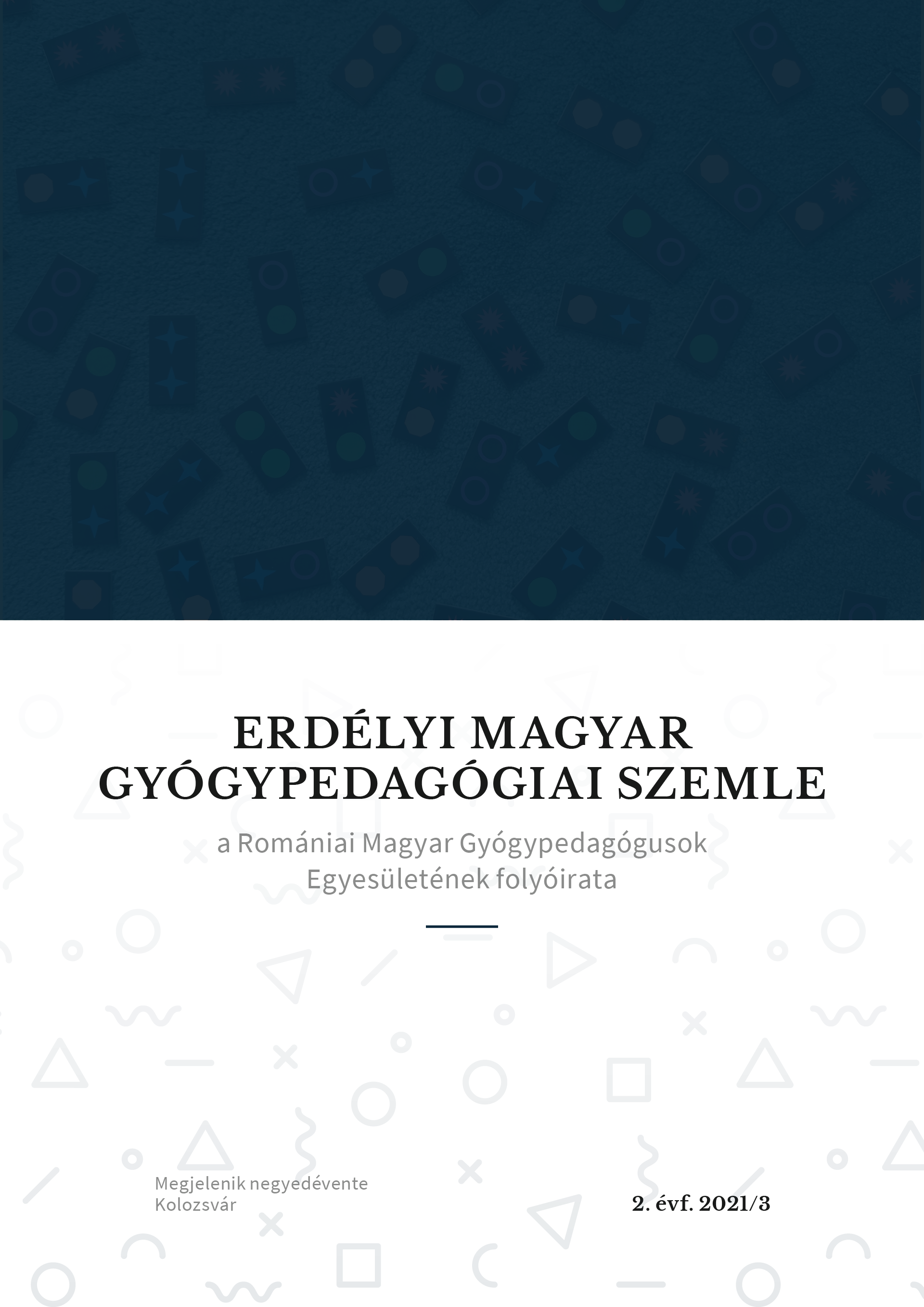 Erdélyi Magyar Gyógypedagógiai Szemle II borító