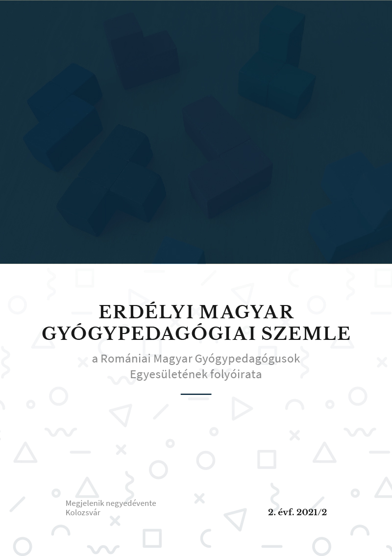 Erdélyi Magyar Gyógypedagógiai Szemle II borító
